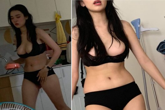 Gái xinh ngực lớn bị bạn trai phát tán clip